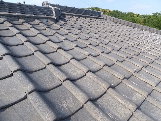 現地調査におうかがいした瓦屋根